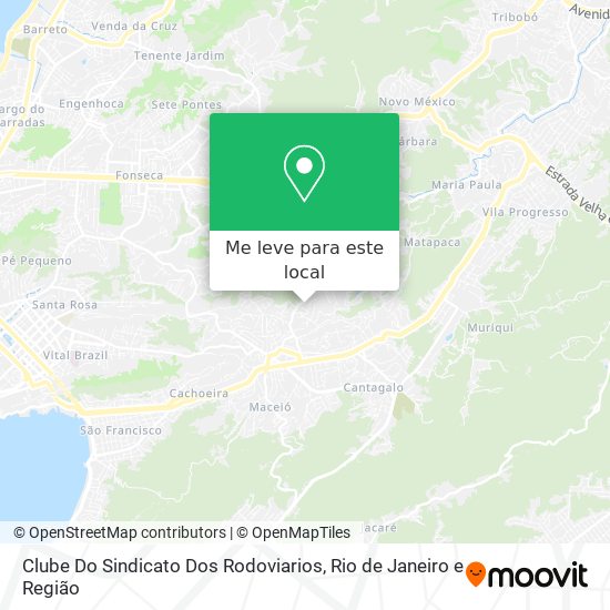 Clube Do Sindicato Dos Rodoviarios mapa