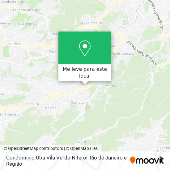 Condominio Ubá Vila Verde-Niteroi mapa