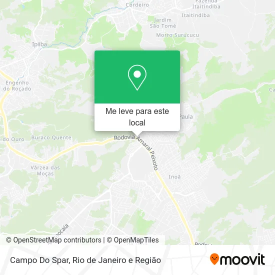 Campo Do Spar mapa