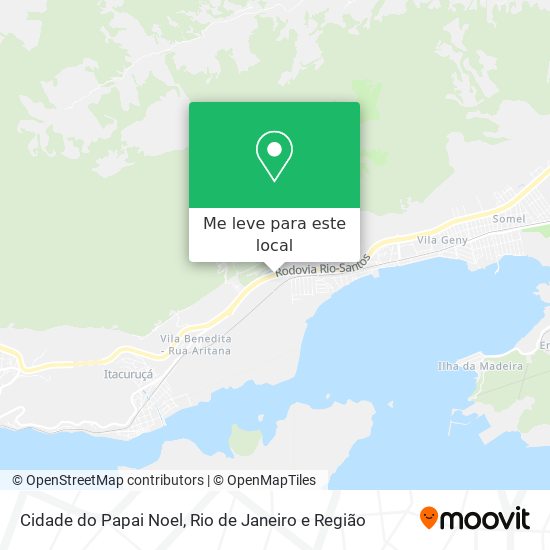 Cidade do Papai Noel mapa