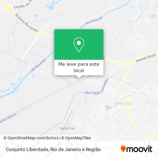 Conjunto Liberdade mapa