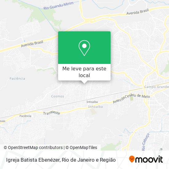 Igreja Batista Ebenézer mapa
