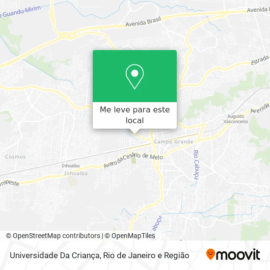 Universidade Da Criança mapa