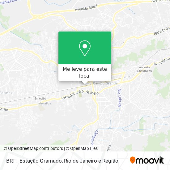 BRT - Estação Gramado mapa