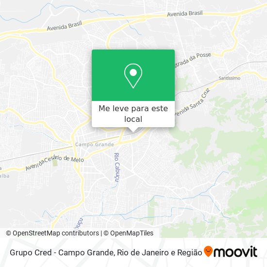 Grupo Cred - Campo Grande mapa