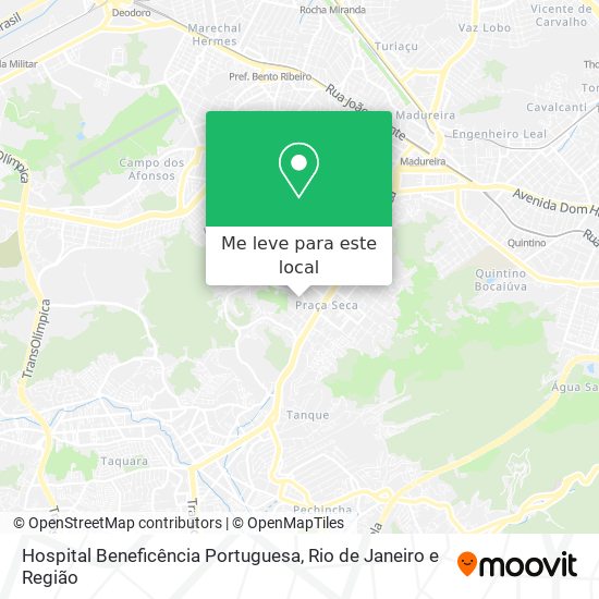 Hospital Beneficência Portuguesa mapa