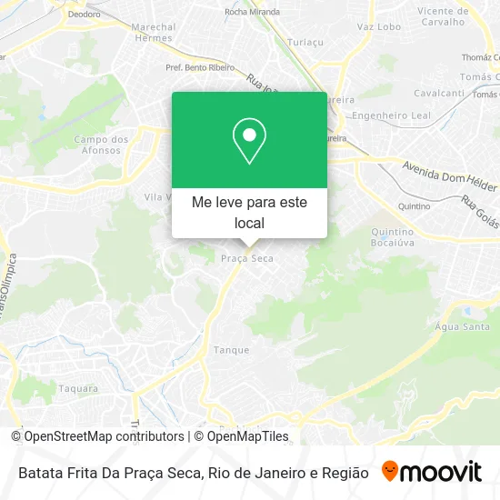 Batata Frita Da Praça Seca mapa