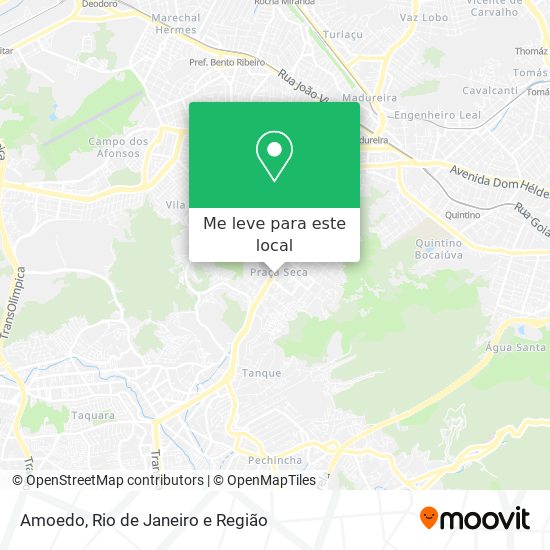 Amoedo mapa