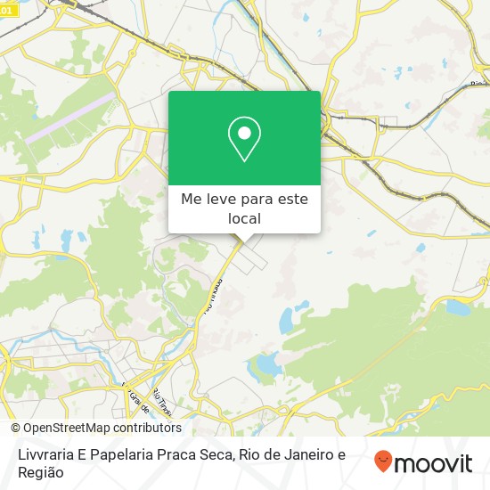 Livvraria E Papelaria Praca Seca mapa