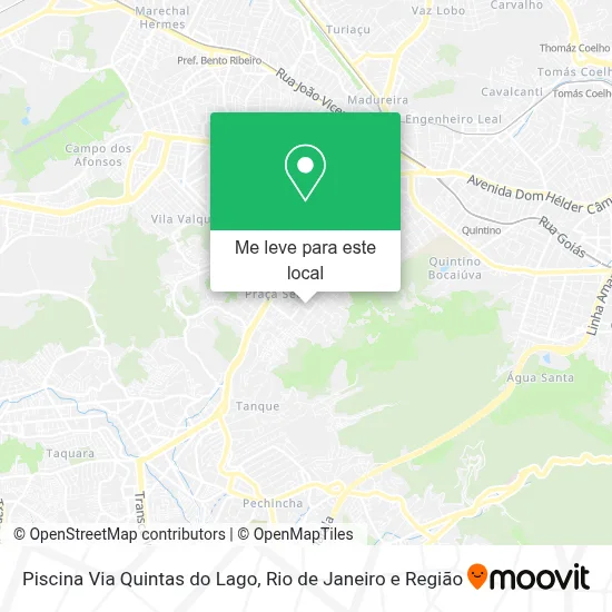 Piscina Via Quintas do Lago mapa