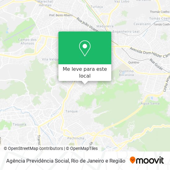 Agência Previdência Social mapa