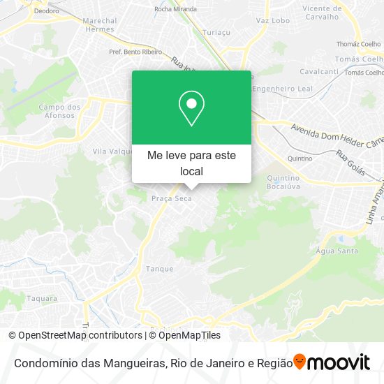 Condomínio das Mangueiras mapa