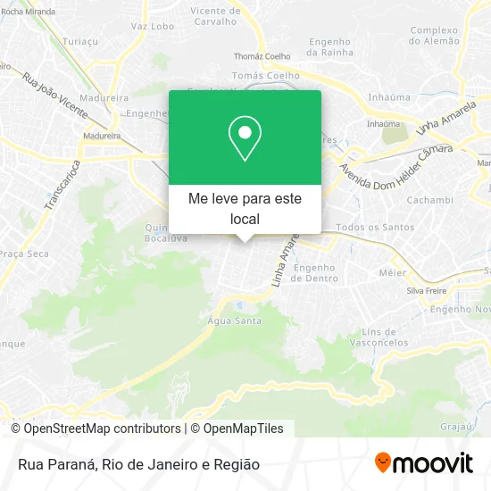Rua Paraná mapa