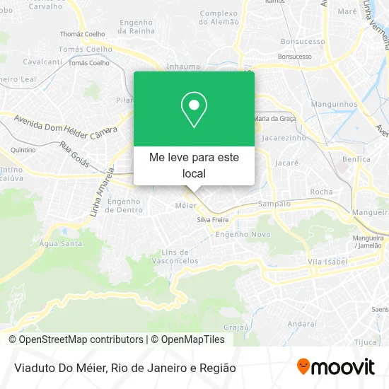 Viaduto Do Méier mapa