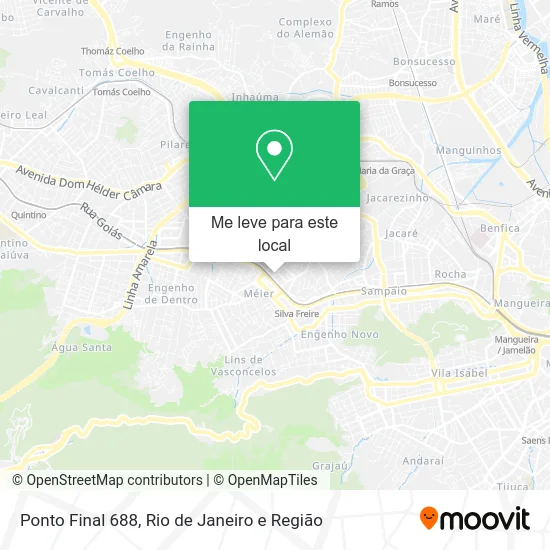 Ponto Final 688 mapa
