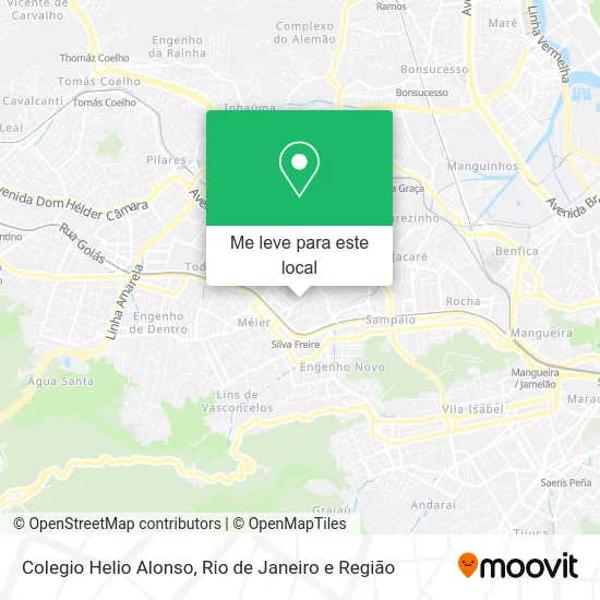 Colegio Helio Alonso mapa