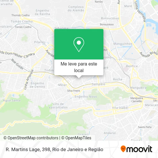R. Martins Lage, 398 mapa