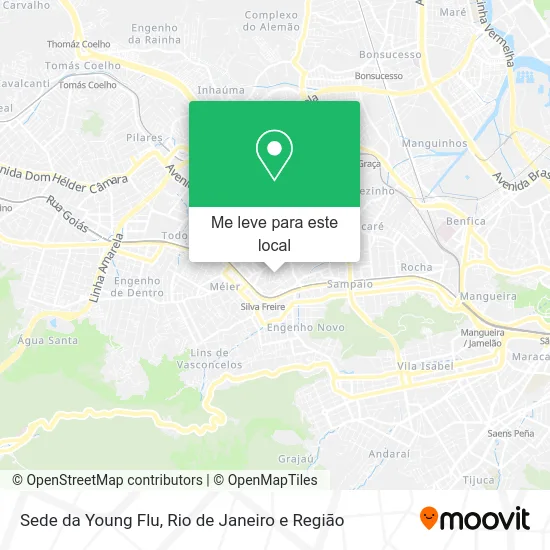 Sede da Young Flu mapa