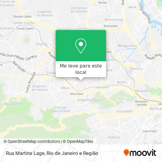 Rua Martins Lage mapa