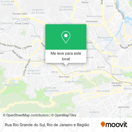 Rua Rio Grande do Sul mapa