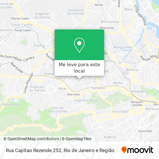 Rua Capitao Rezende 252 mapa