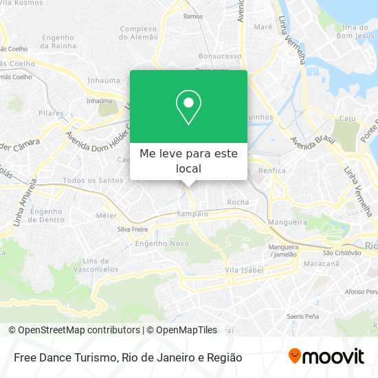 Free Dance Turismo mapa