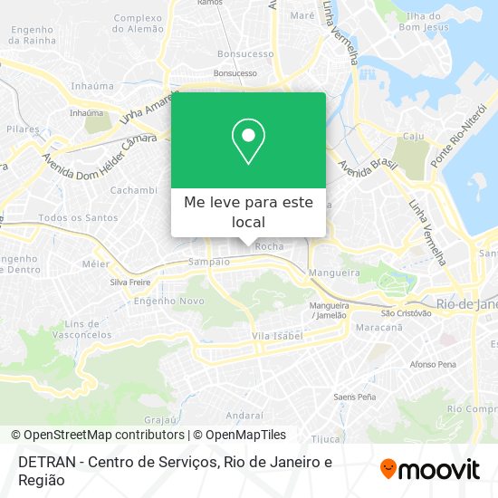 DETRAN - Centro de Serviços mapa