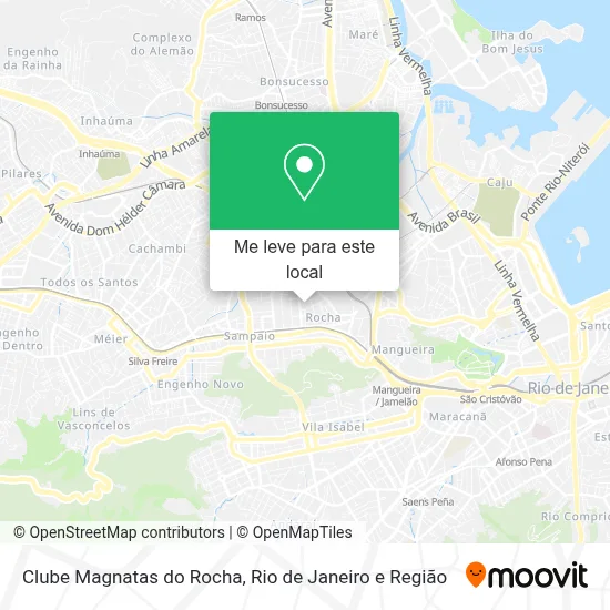 Clube Magnatas do Rocha mapa