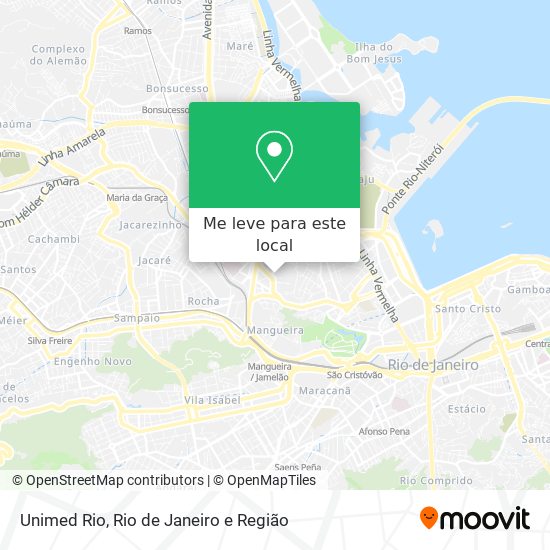 Unimed Rio mapa