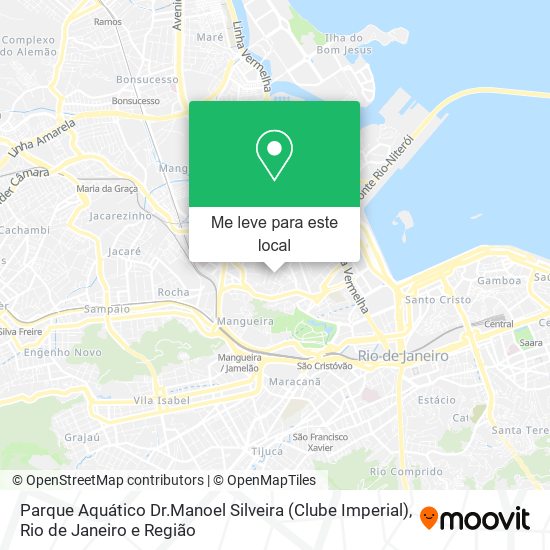 Parque Aquático Dr.Manoel Silveira (Clube Imperial) mapa