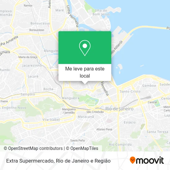 Extra Supermercado mapa