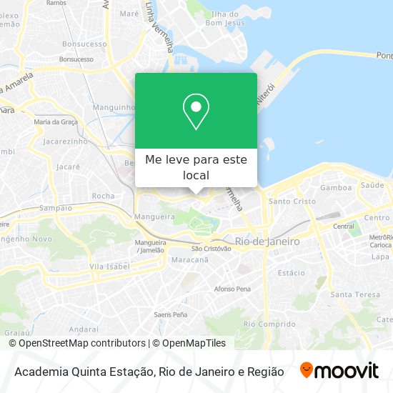 Academia Quinta Estação mapa