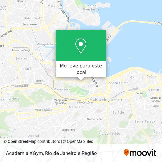Academia XGym mapa