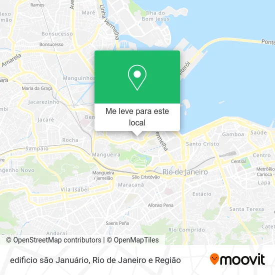 edificio são Januário mapa