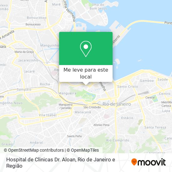 Hospital de Clinicas Dr. Aloan mapa