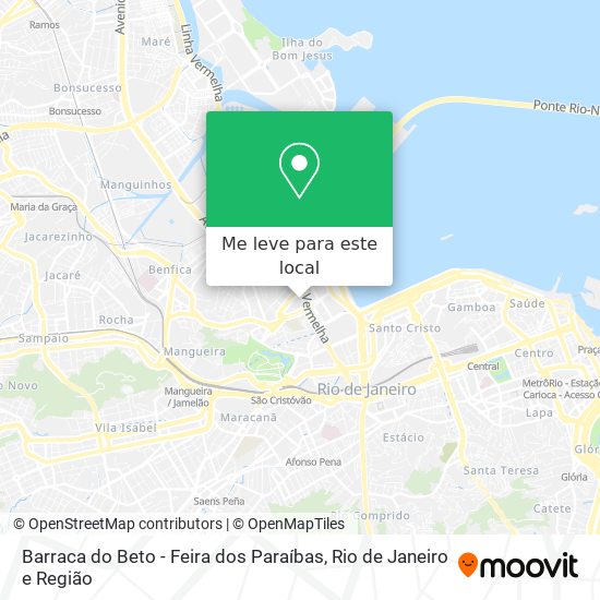 Barraca do Beto - Feira dos Paraíbas mapa