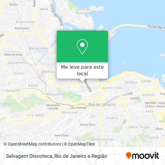 Selvagem Discoteca mapa