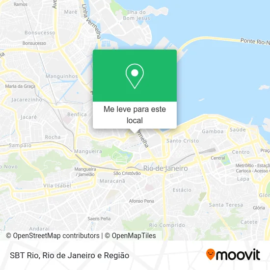 SBT Rio mapa