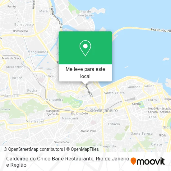 Caldeirão do Chico Bar e Restaurante mapa