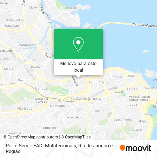 Porto Seco - EADI-Multiterminais mapa