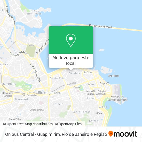 Onibus Central - Guapimirim mapa