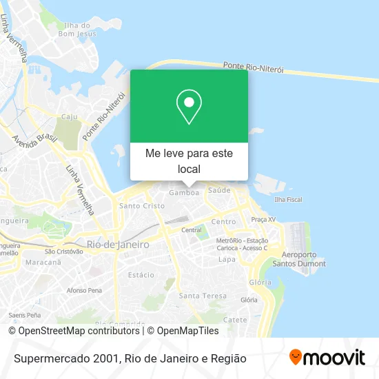 Supermercado 2001 mapa