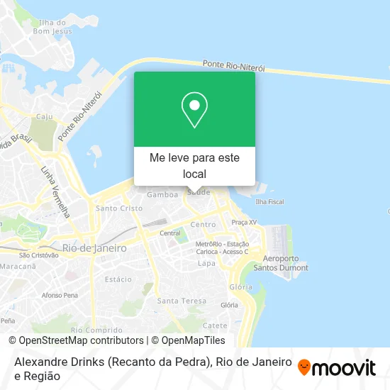 Alexandre Drinks (Recanto da Pedra) mapa