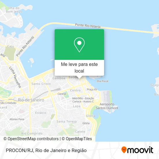 PROCON/RJ mapa