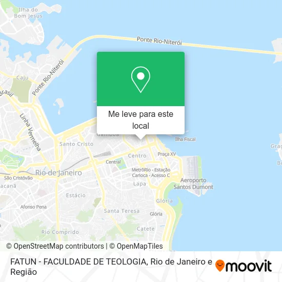 FATUN - FACULDADE DE TEOLOGIA mapa