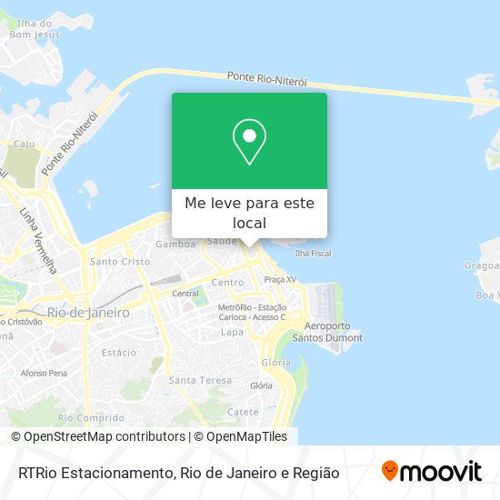 RTRio Estacionamento mapa