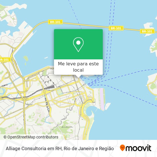 Alliage Consultoria em RH mapa