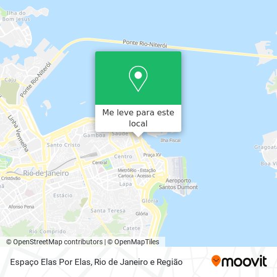 Espaço Elas Por Elas mapa