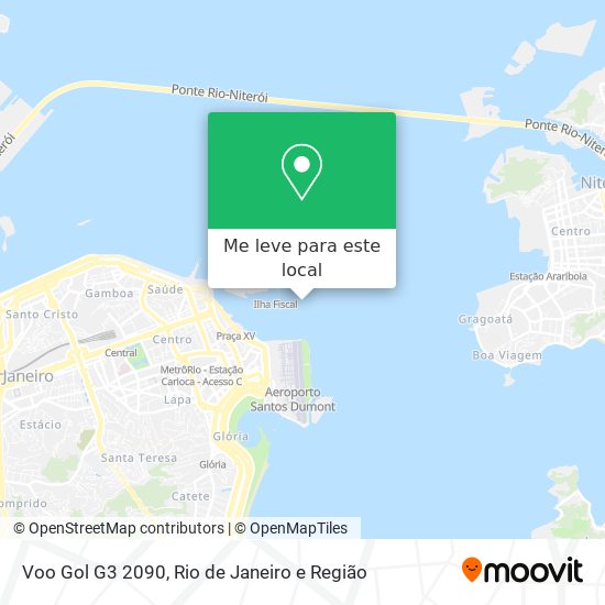 Voo Gol G3 2090 mapa