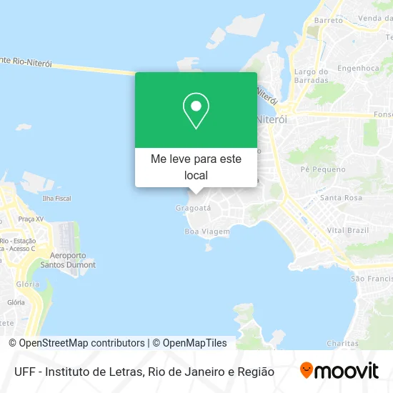 UFF - Instituto de Letras mapa